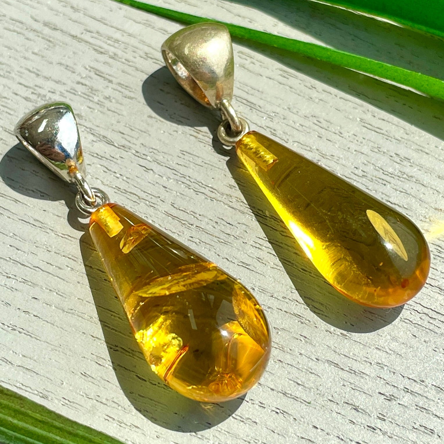 Amber Pendant - Style E Amber Pendant - Style E